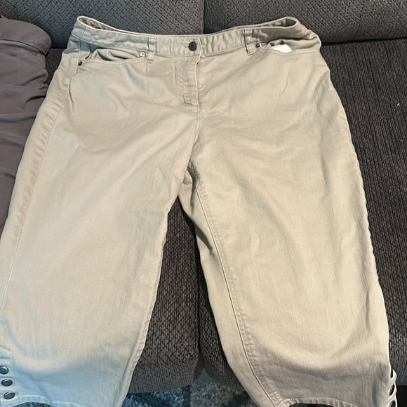 Talbots Taupe Stretch Pants - Picture 1 of 6